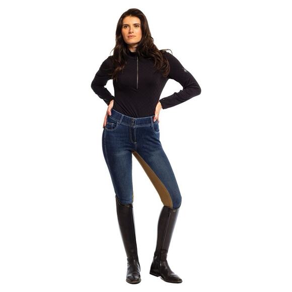 Goode Rider Equestrian Jeans Full Seat Breech High-Rise 28x25.5 Horse Riding - Picture 6 of 15